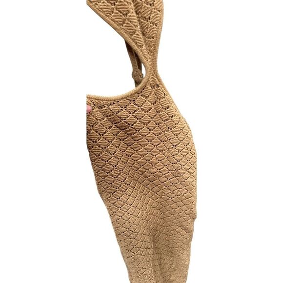 Bananhot Diamond Beige Dress - Size M - New - Picture 4 of 6